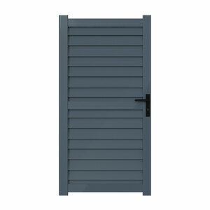 Satus Fence Standard Garden Gate Fully Assembled 900x1765mm Anthracite Grey