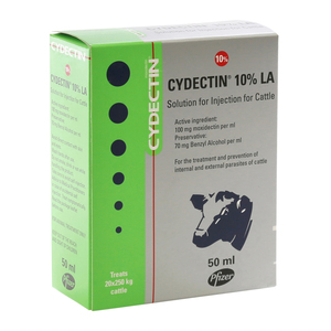 Cydectin 10% LA Injection 50ml