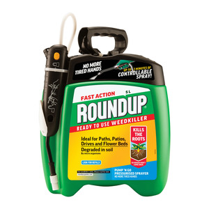 Roundup Fast Action Weedkiller Pump Spray 5L
