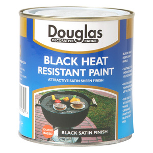 Douglas Black Heat Resistant Paint 250ml