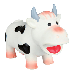 Trixie Latex Cow Dog Toy With Sound 19cm
