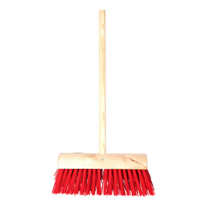 13in Red PVC Broom