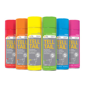 Fil Tell Tail Spray On Tail Paint 500ml Blue