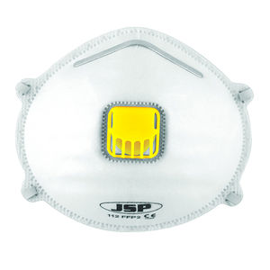 JSP Dust Mask Moulded 3PK FFP2V Yellow