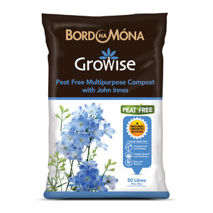 Bord na Mona Growise Peat Free Multipurpose Compost with John Innes 50L