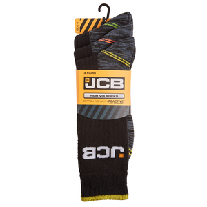 JCB Mens High Visibility Socks Size 6/11