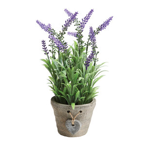 Gardman Artificial Lavender Pot 30cm