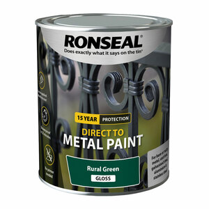 Ronseal Direct to Metal Paint Rural Green Gloss 750ml