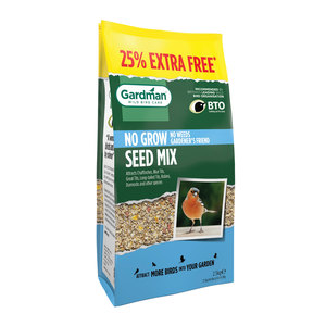 Gardman No Grow Seed Mix 2kg Plus 25% Extra Free