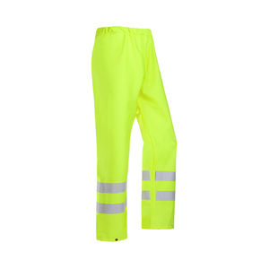 High Visibility trousers with front and back reflective strips and elastic waistband