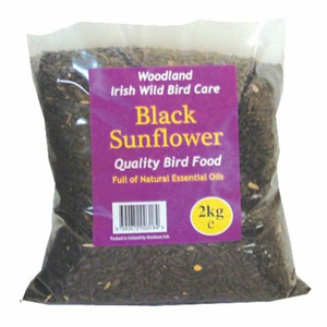 Woodland Black Sunflower Seed 2kg