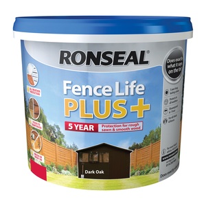 Ronseal Fence Life Plus+ Dark Oak 5L